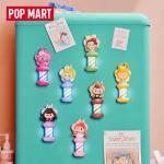 POPMART泡泡玛特THE MONSTERS复古理发店发光冰箱贴盲盒